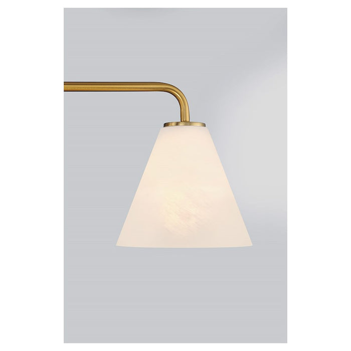 Savoy House Blair 3-Light Bathroom Vanity Light, Warm Brass