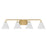 Savoy House Blair 4-Light Bathroom Vanity Light, Warm Brass