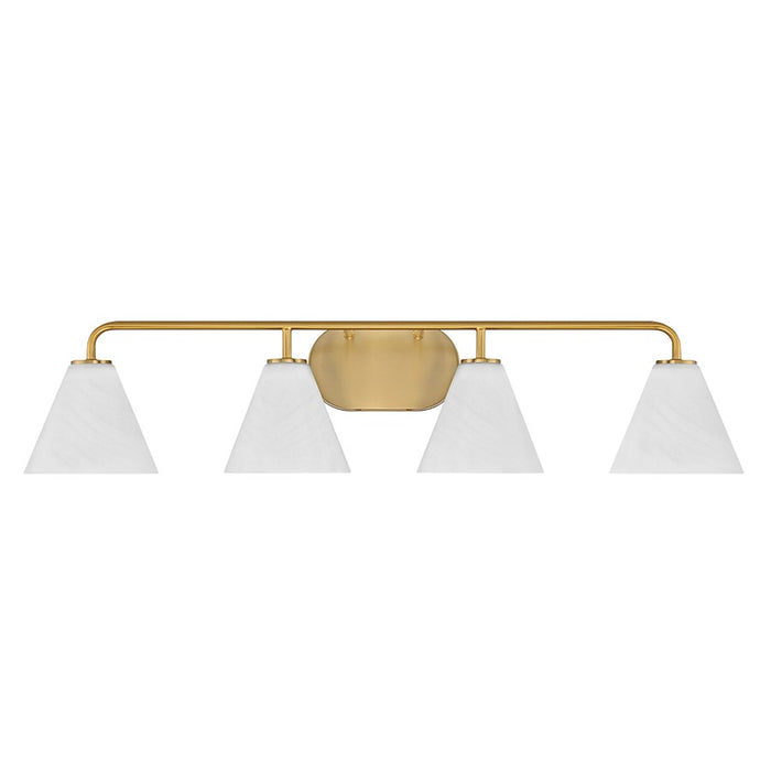 Savoy House Blair 4-Light Bathroom Vanity Light, Warm Brass