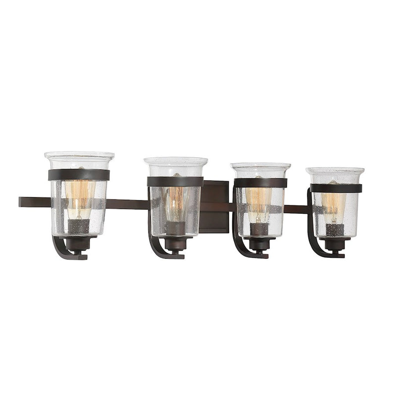 Savoy House Goodwin 4-Light Bathroom Vanity Light, English Bronze