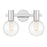 Savoy House Wright 2-Light Bathroom Vanity Light, Chrome - 8-3076-2-11