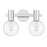 Essentials Wright 2 Light Bathroom Vanity