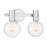 Essentials Wright 2 Light Bathroom Vanity