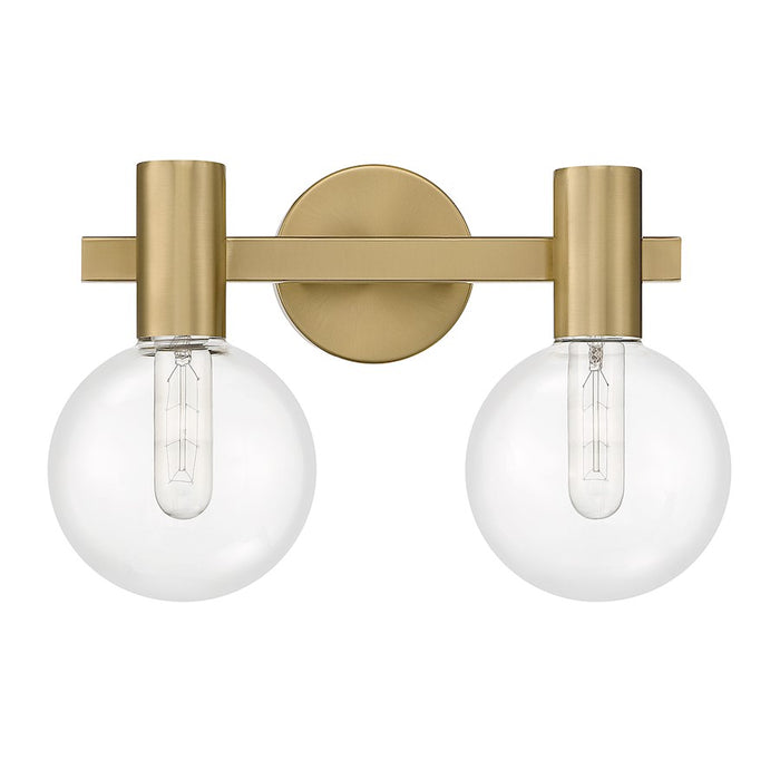 Savoy House Wright 2-Light Bathroom Vanity Light, Warm Brass