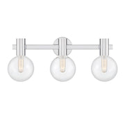 Savoy House Wright 3-Light Bathroom Vanity Light, Chrome - 8-3076-3-11