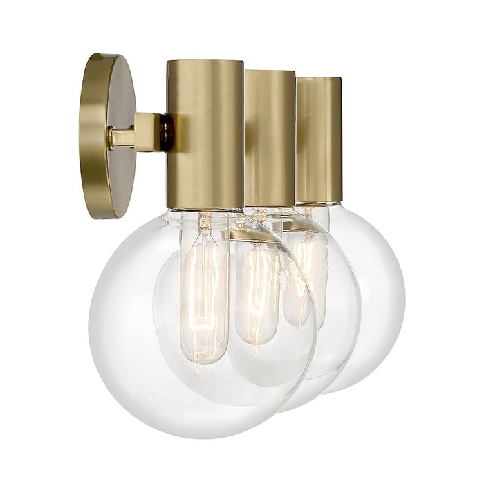 Savoy House Wright 3-Light Bathroom Vanity Light, Warm Brass