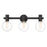 Savoy House Wright 3-Light Bathroom Vanity Light, Matte Black - 8-3076-3-BK