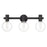 Savoy House Wright 3-Light Bathroom Vanity Light, Matte Black