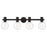 Essentials Wright 4 Light Bathroom Vanity