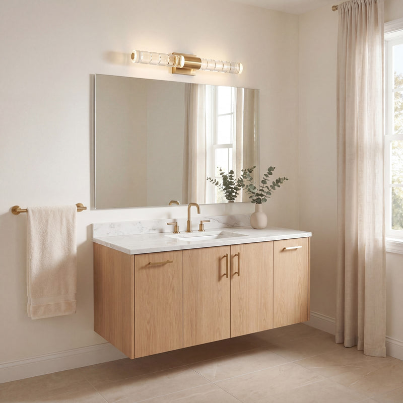 Savoy House Beale LED 28" Bathroom Vanity Light, Noble Brass