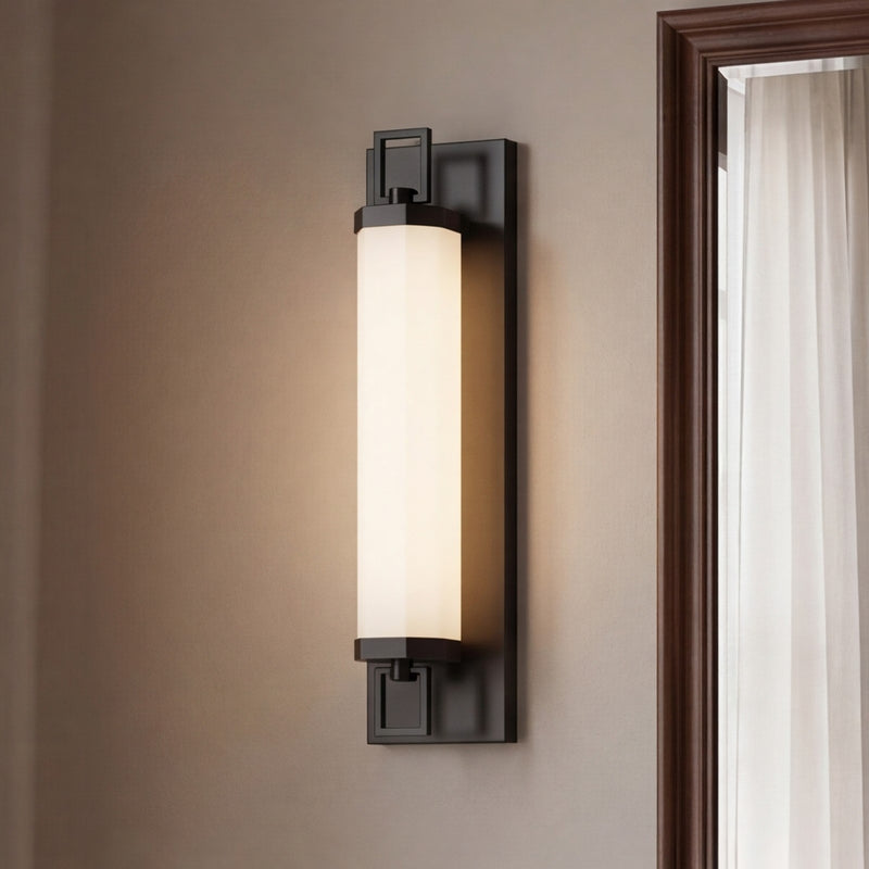Savoy House Parker 18" Bath Sconce, Black Lustre