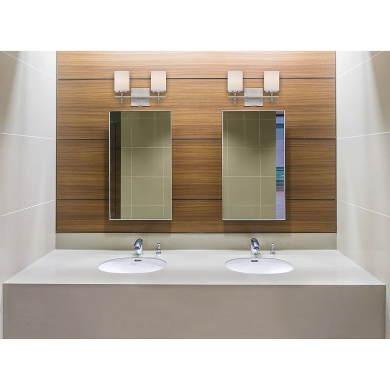 Savoy House Colton 2-Light Bathroom Vanity Light, Satin Nickel