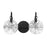 Savoy House Addison 2 Light Bath, Matte Black/Clear Starburst