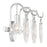 Savoy House Addison 3 Light Bath, Polished Chrome/Clear Starburst