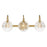 Savoy House Addison 3-Light Bathroom Vanity Light, Warm Brass - 8-3981-3-322