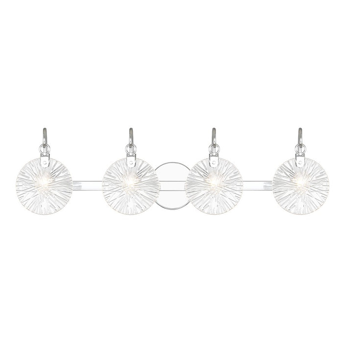 Savoy House Addison 4-Light Bathroom Vanity Light, Polished Chrome - 8-3981-4-11