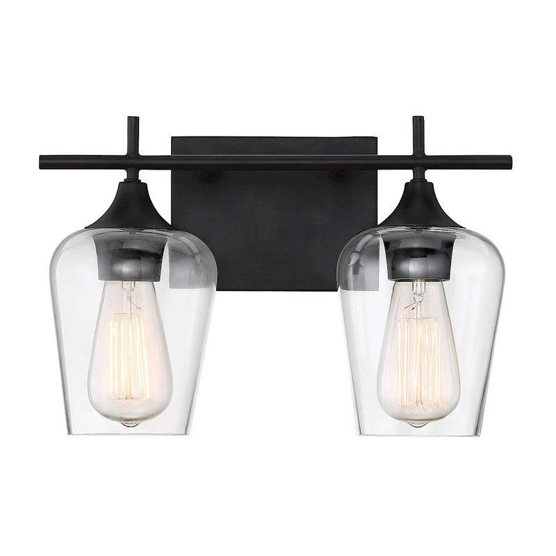 Savoy House Octave 2-Light Bathroom Vanity Light, English Bronze