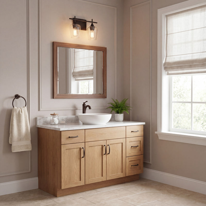 Savoy House Octave 2-Light Bathroom Vanity Light, English Bronze