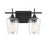 Savoy House Octave 2-Light Bathroom Vanity Light, Black - 8-4030-2-BK