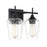 Savoy House Octave 2-Light Bathroom Vanity Light, Black