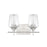 Savoy House Octave 2-Light Bathroom Vanity Light, Satin Nickel