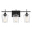 Savoy House Octave 3-Light Bathroom Vanity Light, Black - 8-4030-3-BK