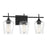 Savoy House Octave 3-Light Bathroom Vanity Light, Black