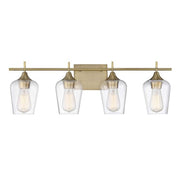 Savoy House Octave 4-Light Bathroom Vanity Light, Warm Brass - 8-4030-4-322