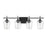 Savoy House Octave 4-Light Bathroom Vanity Light, Black