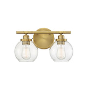 Savoy House Carson 2-Light Bathroom Vanity Light, Warm Brass - 8-4050-2-322