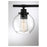 Savoy House Carson 2-Light Bathroom Vanity Light, Matte Black