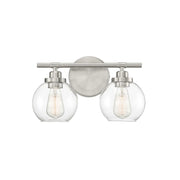 Savoy House Carson 2-Light Bathroom Vanity Light, Satin Nickel - 8-4050-2-SN