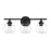 Savoy House Carson 3-Light Bathroom Vanity Light, Matte Black - 8-4050-3-BK