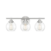 Savoy House Carson 3-Light Bathroom Vanity Light, Satin Nickel - 8-4050-3-SN