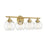 Savoy House Carson 4-Light Bathroom Vanity Light, Warm Brass