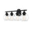 Savoy House Carson 4-Light Bathroom Vanity Light, Matte Black