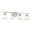 Savoy House Carson 4-Light Bathroom Vanity Light, Satin Nickel