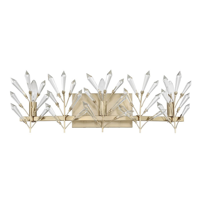 Savoy House Orianna 3 Light Bath, Noble Brass