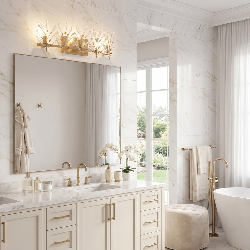 Savoy House Orianna 3 Light Bath, Noble Brass