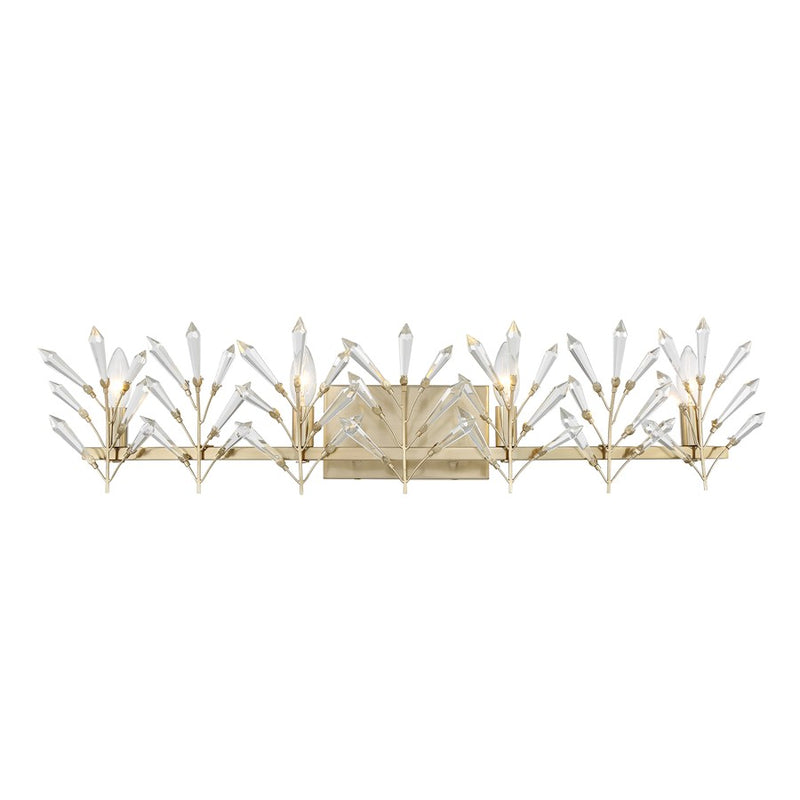 Savoy House Orianna 4 Light Bath, Noble Brass