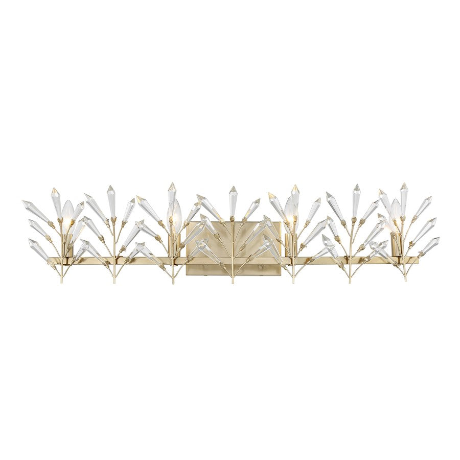 Savoy House Orianna 4 Light Bath, Noble Brass - 8-4075-4-127