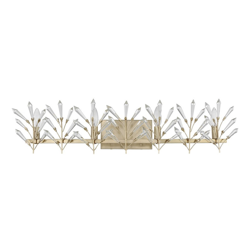 Savoy House Orianna 4 Light Bath, Noble Brass