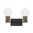 Savoy House Jarrell 2 Lt Bath Sconce, White, Matte Black