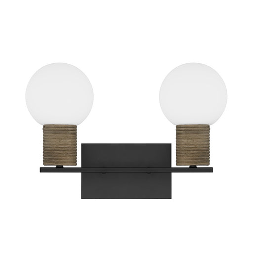 Savoy House Jarrell 2 Lt Bath Sconce, White, Matte Black