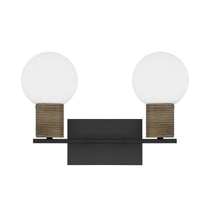 Savoy House Jarrell 2 Lt Bath Sconce, White, Matte Black