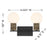 Savoy House Jarrell 2 Lt Bath Sconce, White, Matte Black
