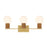 Savoy House Jarrell 3 Lt Bath Sconce, White, Warm Brass - 8-4081-3-322