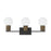 Savoy House Jarrell 3 Lt Bath Sconce, White, Matte Black