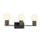 Savoy House Jarrell 3 Lt Bath Sconce, White, Matte Black