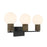 Savoy House Jarrell 3 Lt Bath Sconce, White, Matte Black